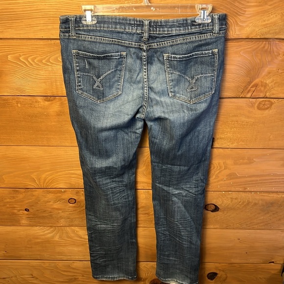 VIGOSS Women’s Skinny Jeans 13‎ Blue Denim Pants Stretch mid rise streetwear Y2K - Picture 5 of 11